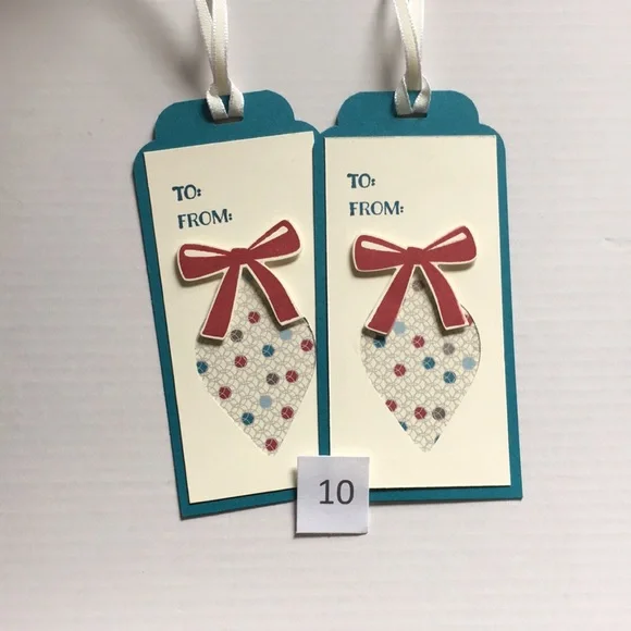 PICK 12 Fancy Christmas Tags FREE SHIPPING - Picture 11 of 15